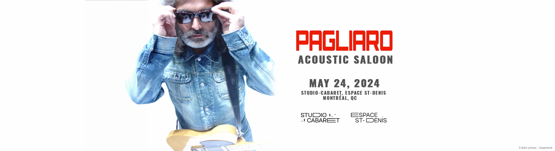 Michel Pagliaro - Acoustic Saloon, Studio-Cabaret - Espace St-Denis, Montréal