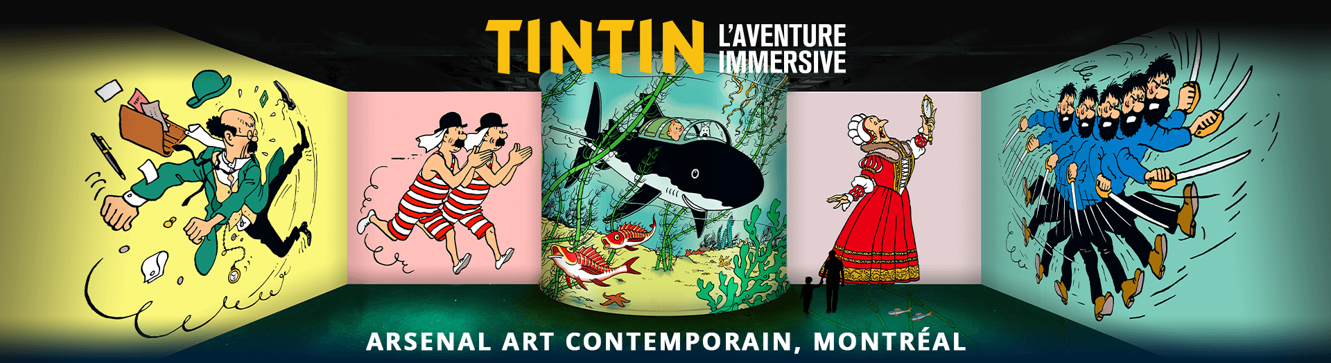 Tintin, l'aventure immersive, Arsenal art contemporain Montréal