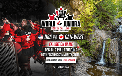 World Junior A Challenge 2023 - Exhibition Game - USA v CAN-WEST, RECC Arena, Truro, NS